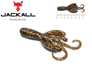 Силікон Jackall Dumdumhog 3.0" Salt Pumpkin/Silver Flake
